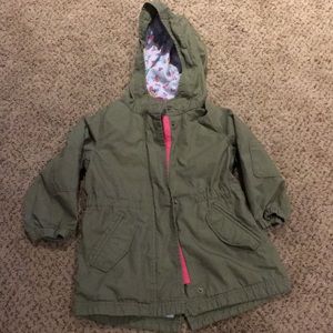 GAP olive green spring/fall jacket. Size 4/4T